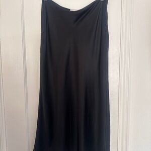 Sablyn Black Silk Miranda skirt